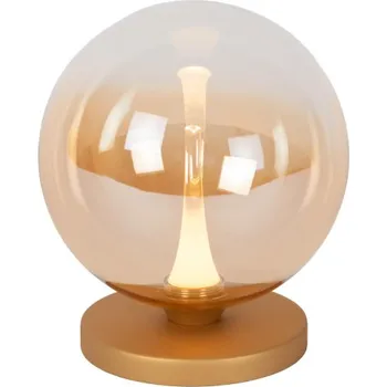 Lampička Lucide GISELA - Stolní lampa - Ø 16 cm - LED - 1x5W 2700K - Jantarová