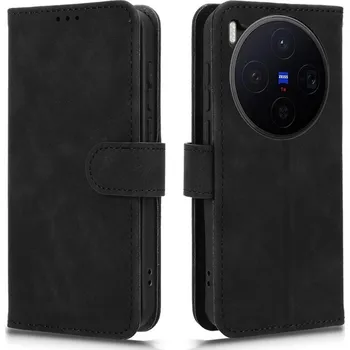 Pouzdro na mobilní telefon Feel knížkové pouzdro na Vivo X300 5G - černé