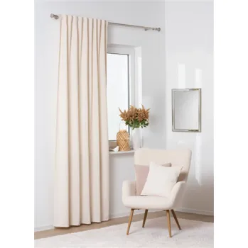 Sprchový závěs Noční závěs Domoletti MILA, krémová, 140 cm x 260 cm