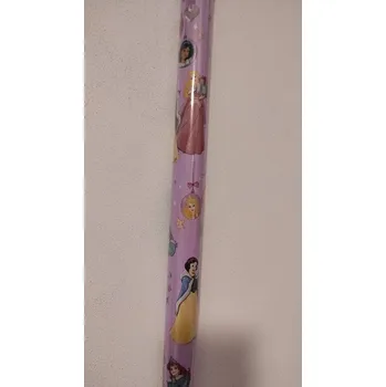 Vánoční dekorace Balicí papír Disney vánoční 0,7x2 m - 12 světle fialová Princezny