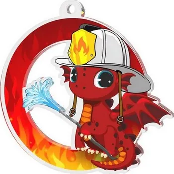 Poháry Bauer Akrylátová medaile MDAH0019 | Hasiči