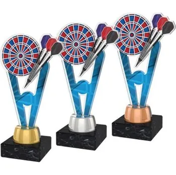 Poháry Bauer Akrylátová trofej ACUTMINIM28 | Šipky