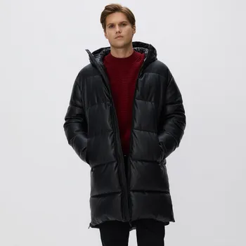 Reserved - Prošívaná bunda s kapucí - černý - 7159H-99X - 7159H-99X-XXL