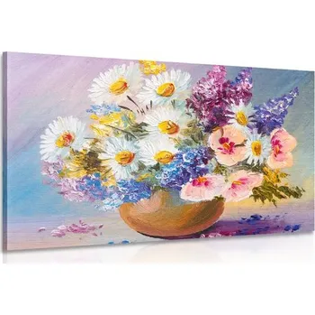Obraz Dovido Obraz olejomalba letních květů