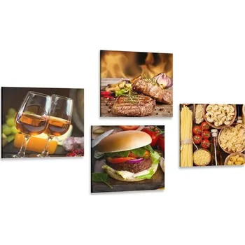 Obraz Dovido Set obrazů kulinářské umění