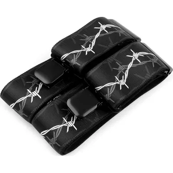 Kšandy Šle motorkářské široké 5 cm délka 120 cm - 4 (603) černá