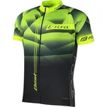 FORCE Dres s krátkým rukávem FORCE BEST, fluo-černý - XS