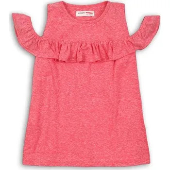 Dívčí tričko Tričko dívčí s holými rameny, Minoti, GLASTO 7, růžová - 98/104 | 3/4let
