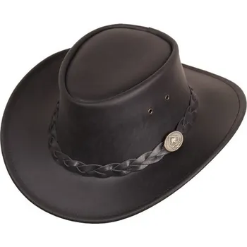 Klobouk *W* Australský klobouk kožený Scippis Bushman