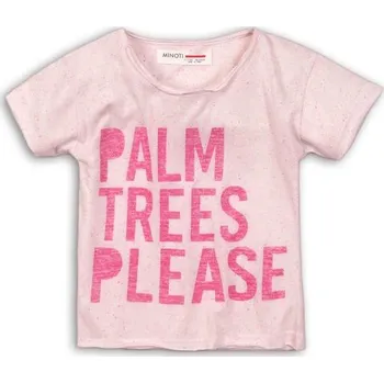 Dívčí tričko Tričko dívčí s krátkým rukávem, Minoti, BEACHY 5, růžová - 104/110 | 4/5let