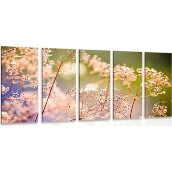 Obraz Dovido 5-dílný obraz zátiší z květů
