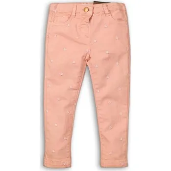 Kalhoty dívčí s elastenem, Minoti, Secret 11, růžová - 68/80 | 6-12m