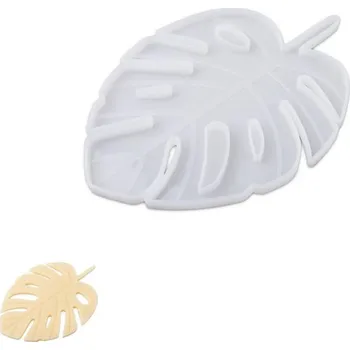 kreativní sada Manumi Silikonová forma pro kreativní hmoty ve tvaru listu monstery 250x170x10mm
