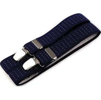 Kšandy Šle pánské široké 3 cm délka 120 cm typ X - 39 modrá tmavá