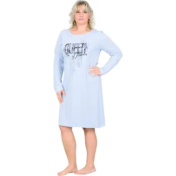 Dámská noční košile Dámská košile Luiza nadměrné velikosti - 300/ růžová světlá - 2XL