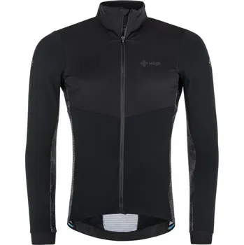 Cyklistická bunda Pánská softshellová bunda na kolo KILPI Moveto m černá - L