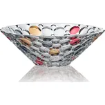 Bohemia Jihlava skleněná mísa na ovoce Lisboa (barevná varianta) 30 CM