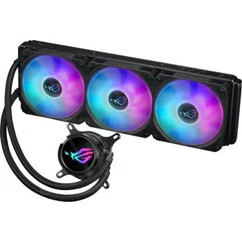 Vodní chlazení ASUS ROG Strix LC III 360 ARGB Procesor Sada pro kapalinové chlazení 12 cm Černá