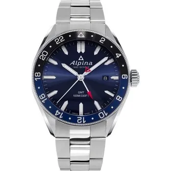 Hodinky Alpina Alpiner Quartz GMT AL-247NB4E6B + 5 let záruka a dárek ZDARMA