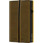 peněženka TRU VIRTU Wallet C&S Strap Edge Caramba Mossgreen Earth/Blac
