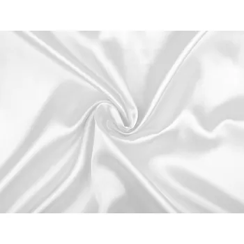 Satén metráž - 1 (1) bílá