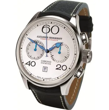 Hodinky Alexander Shorokhoff Chrono C01 AS.C01-1 + 5 let záruka a dárek ZDARMA