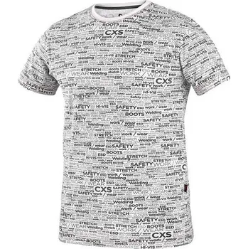 Pánské tričko Canis (CXS) Tričko s potiskem DARREN - Bílá | XS