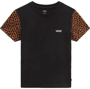 Dámské tričko tričko dámské VANS WILD COLORBLOCK, black-animal spot - S