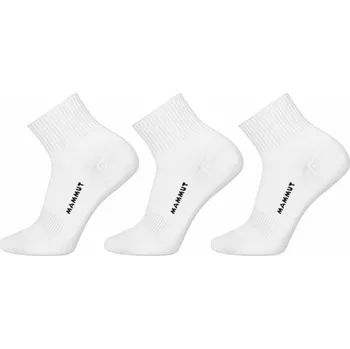 Pánské ponožky Mammut Mammut Everyday Quarter Socks 3 Pack Barva - Velikost: Bílá - 39-41