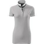 MALFINI Dámská polokošile Collar Up - Stříbrná šedá | S