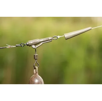 Korda Závěska na olovo s obratlíkem Hybrid Lead Clips 8ks - Gravel