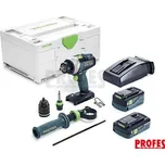 Festool TDC 18/4 5,0/4,0 I-Plus Akumulátorový vrtací šroubovák (577649)