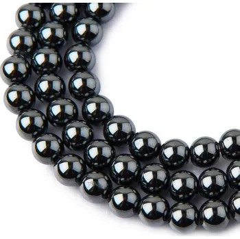 Přívěsek Korálky z minerálu Hematit 8 mm