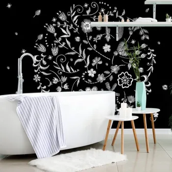 Tapeta Dovido Tapeta květiny s lidovým motivem