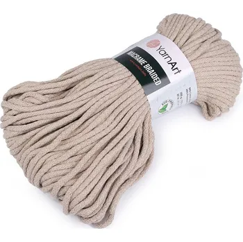 Příze Macrame Braided 250 g Pletací příze - 10 (753) režná