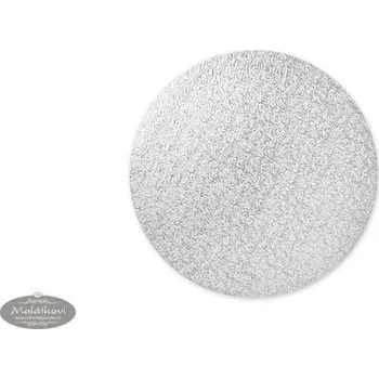 FunCakes Dortová podložka stříbrná 10 cm, síla 4 mm