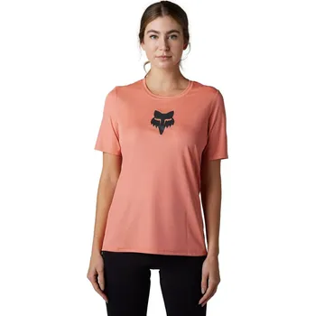 cyklistický dres Dámský dres FOX W Ranger Ss Jersey Foxhead Salmon - S