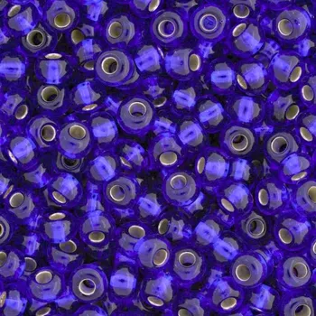 Korálek PRECIOSA ORNELA Rokajlové korálky - PRECIOSA rokajl 8/0 stříbrný průtah (37080) č. 114