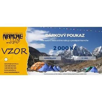 Dárková krabička Elektronický dárkový poukaz za 3.000 Kč