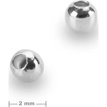 Šperk Stříbrný korálek 2 mm