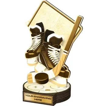 Poháry Bauer Dřevěná plaketa RWR022 | Hokej