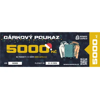 Dárkový potravinový koš Voucher na nákup libovolných produktů na Sapelo.cz Hodnota: 5 000 Kč