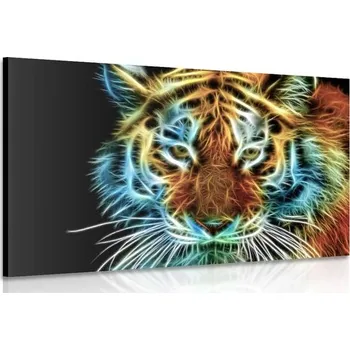 Obraz Dovido Obraz hlava tygra v abstraktním provedení