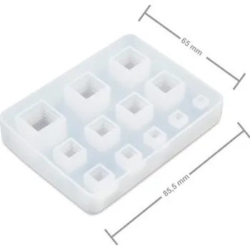 Forma na odlévání Silikonová forma na odlévání křišťálové pryskyřice kostky