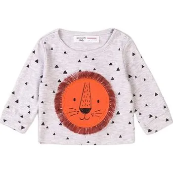 Kojenecké oblečení Tričko kojenecké BIO bavlna, Minoti, Simba 1, šedá - 62/68 | 3-6m