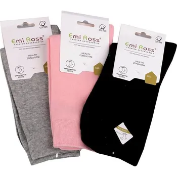 Dámské ponožky Dámské bavlněné ponožky 3 páry - 16 (vel. 39-42) mix