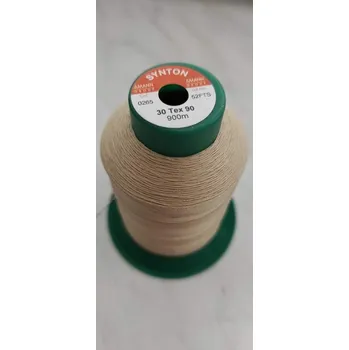 Nit Polyesterové nitě Synton 30 pevné 900 m - 265 písková