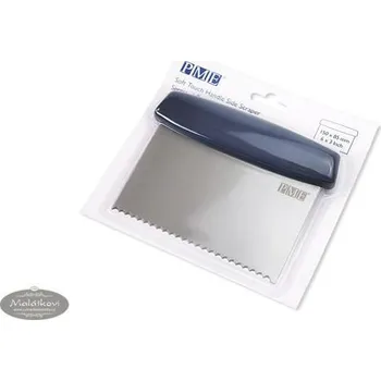 Kuchyňská stěrka PME Vroubkovaná cukrářská stěrka / karta nerezová