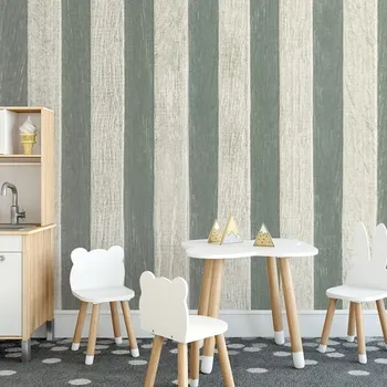 Tapeta Dovido Samolepící tapeta s motivem dřeva v nádherné zelené