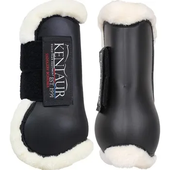 Jezdectví Kamaše šlachovky KenTaur ProfiJump NEW logo se syntetickým beránkem 4293